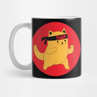 Cute Karate Cat Mug